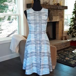 Tommy Hilfiger Blue Print Dress with Liner